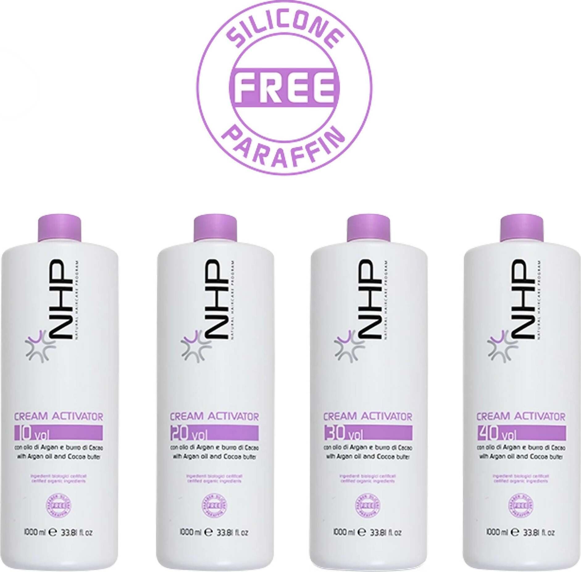 Nhp Ossigeno Emulsione Ossidante In Crema 1000 Ml Vitalfarco Con Olio Di Argan E Burro Di Cacao