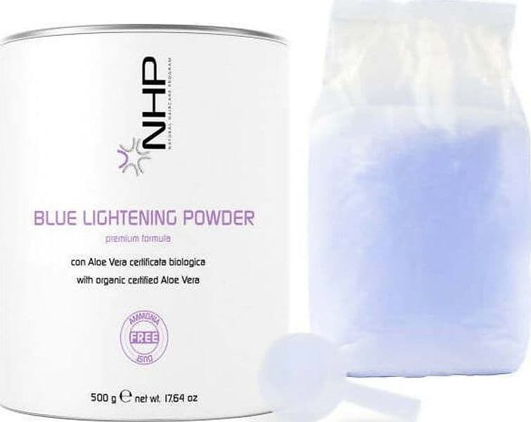 NHP Polvere Decolorante Vitalfarco Senza Ammoniaca Blue Lightening Powder Con Aloe Vera Certificata 500 gr Bellezza/Cura dei capelli/Colore/Decoloranti per capelli MondoCapelli - Barcellona Pozzo di Gotto, Commerciovirtuoso.it