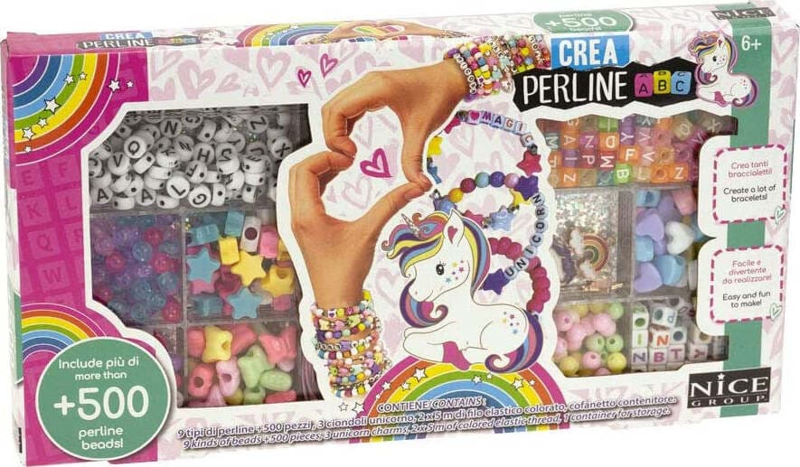 Nice-Abc-Perline-Colorate-Magic-Unicorn-500-Pz