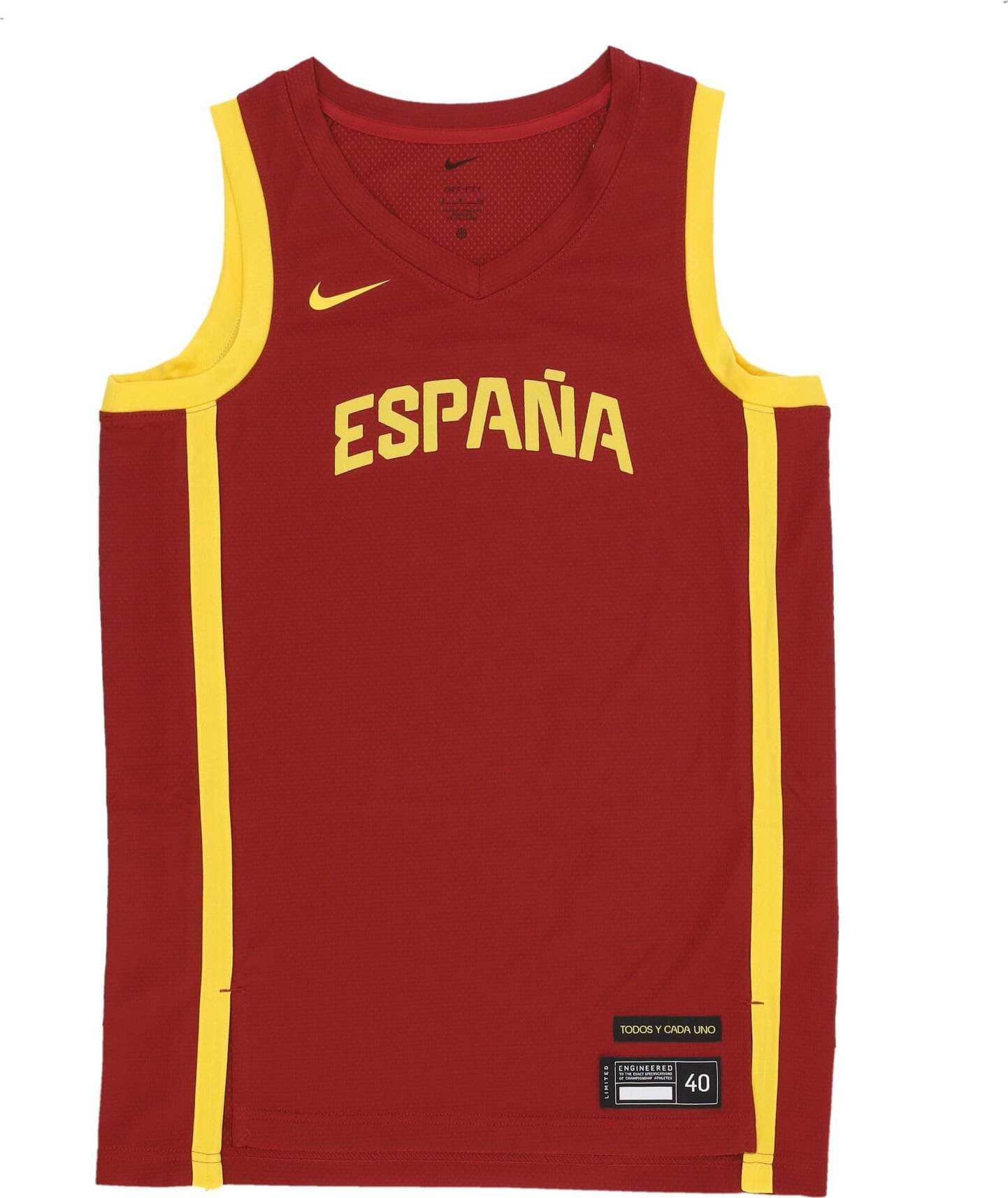 Nike-Canotta-Basket-Uomo-Limited-Road-Basketball-Jersey-Team-Spain-Team-Crimson/tour-Yellow-da-uomo