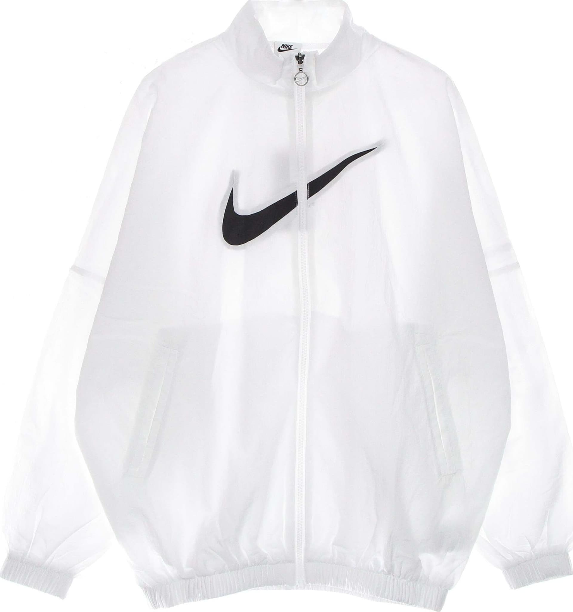 Nike Giacca Tuta Donna Essential Woven Jacket White/black