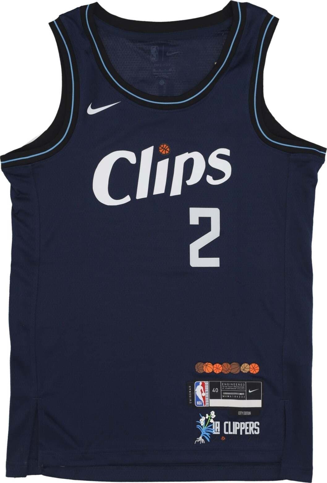NIKE-NBA-Canotta-Basket-Uomo-Nba-City-Edition-2023/24-Swingman-Jersey-No-2-Kawhi-Leonard-Losclip-College-Navy-da-uomo