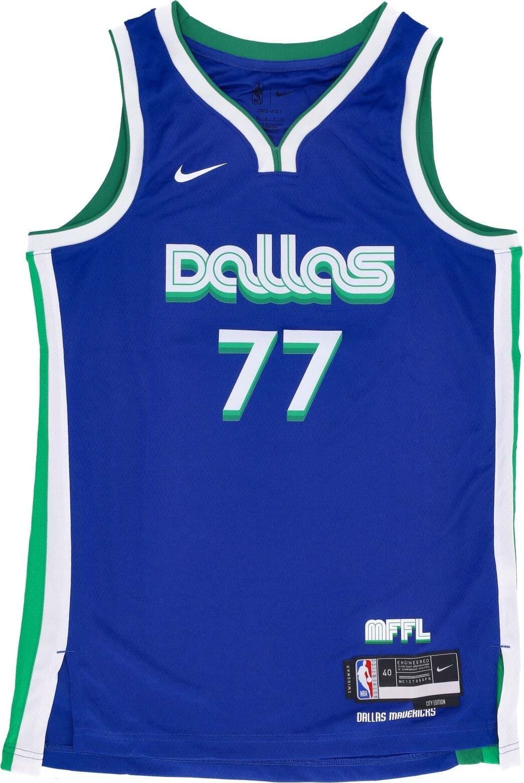 NIKE-NBA-Canotta-Basket-Uomo-Nba-City-Edition-22-Dri-fit-Swingman-Jersey-No-77-Luka-Doncic-Dalmav-Rush-Blue-da-uomo