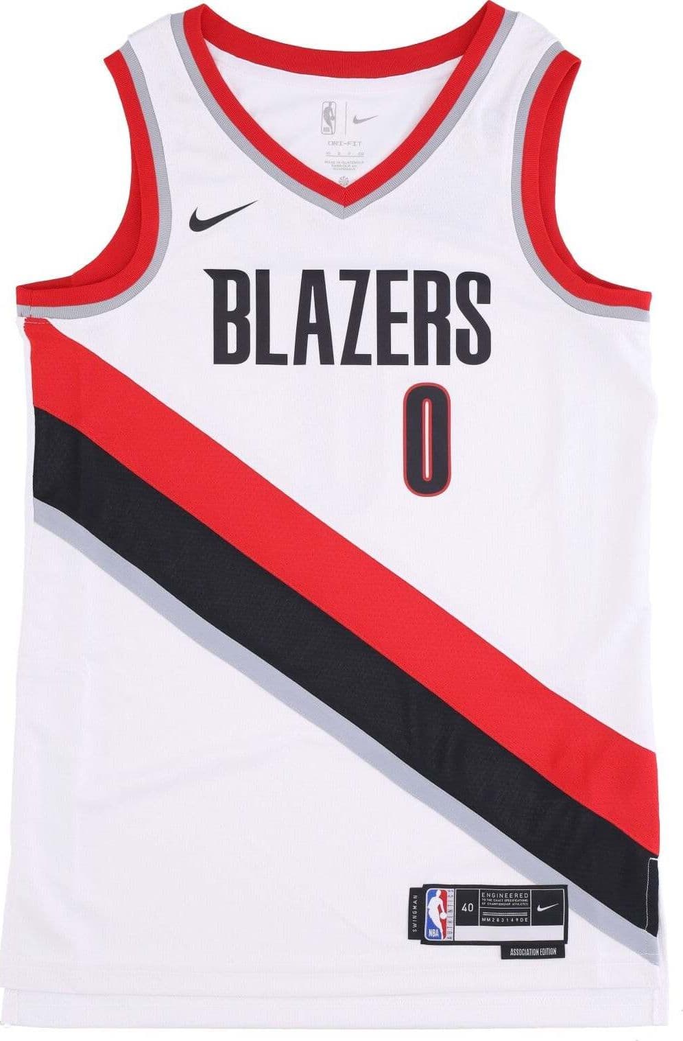 NIKE-NBA-Canotta-Basket-Uomo-Nba-Dri-fit-Swingman-Jersey-Association-Edition-2022/23-No-0-Damian-Lillard-Porbla-White-da-uomo