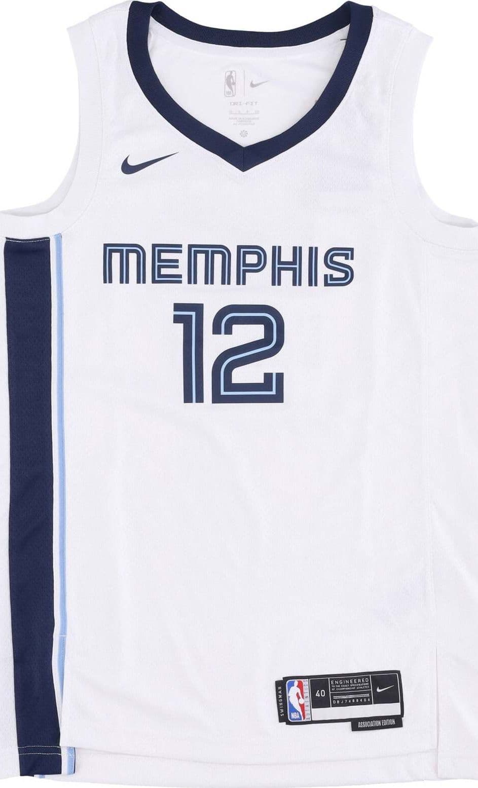NIKE-NBA-Canotta-Basket-Uomo-Nba-Dri-fit-Swingman-Jersey-Association-Edition-22-No-12-Ja-Morant-Memgri-White-da-uomo