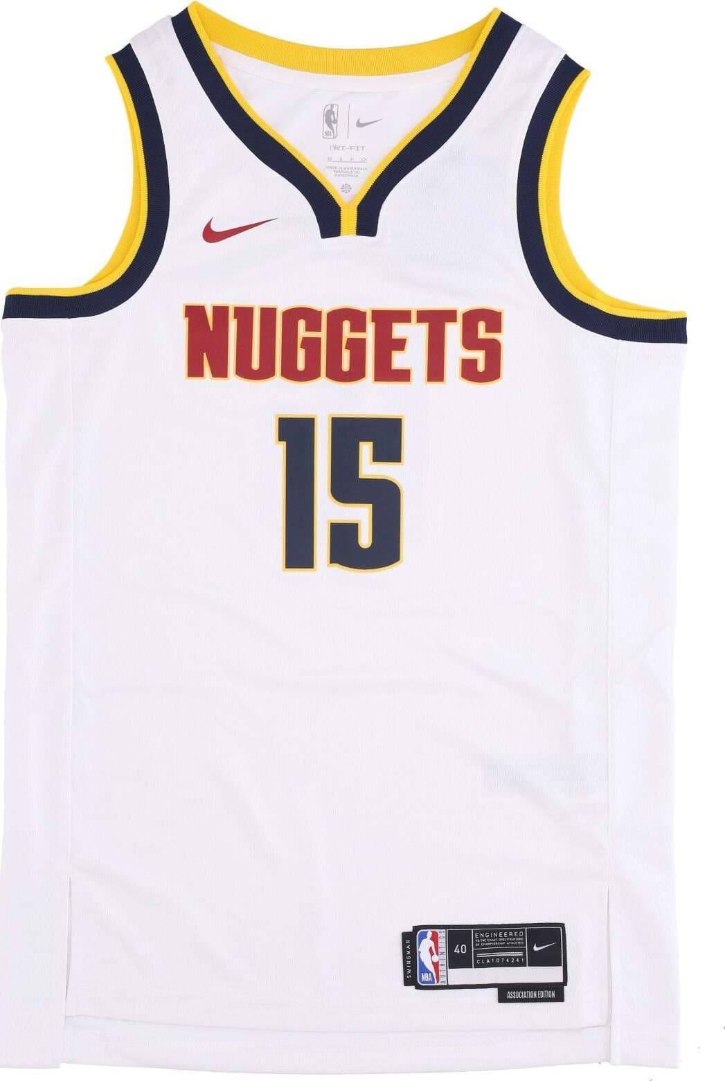 NIKE-NBA-Canotta-Basket-Uomo-Nba-Dri-fit-Swingman-Jersey-No-Association-Edition-2022/23-No-15-Nikola-Jokic-Dennug-White-da-uomo