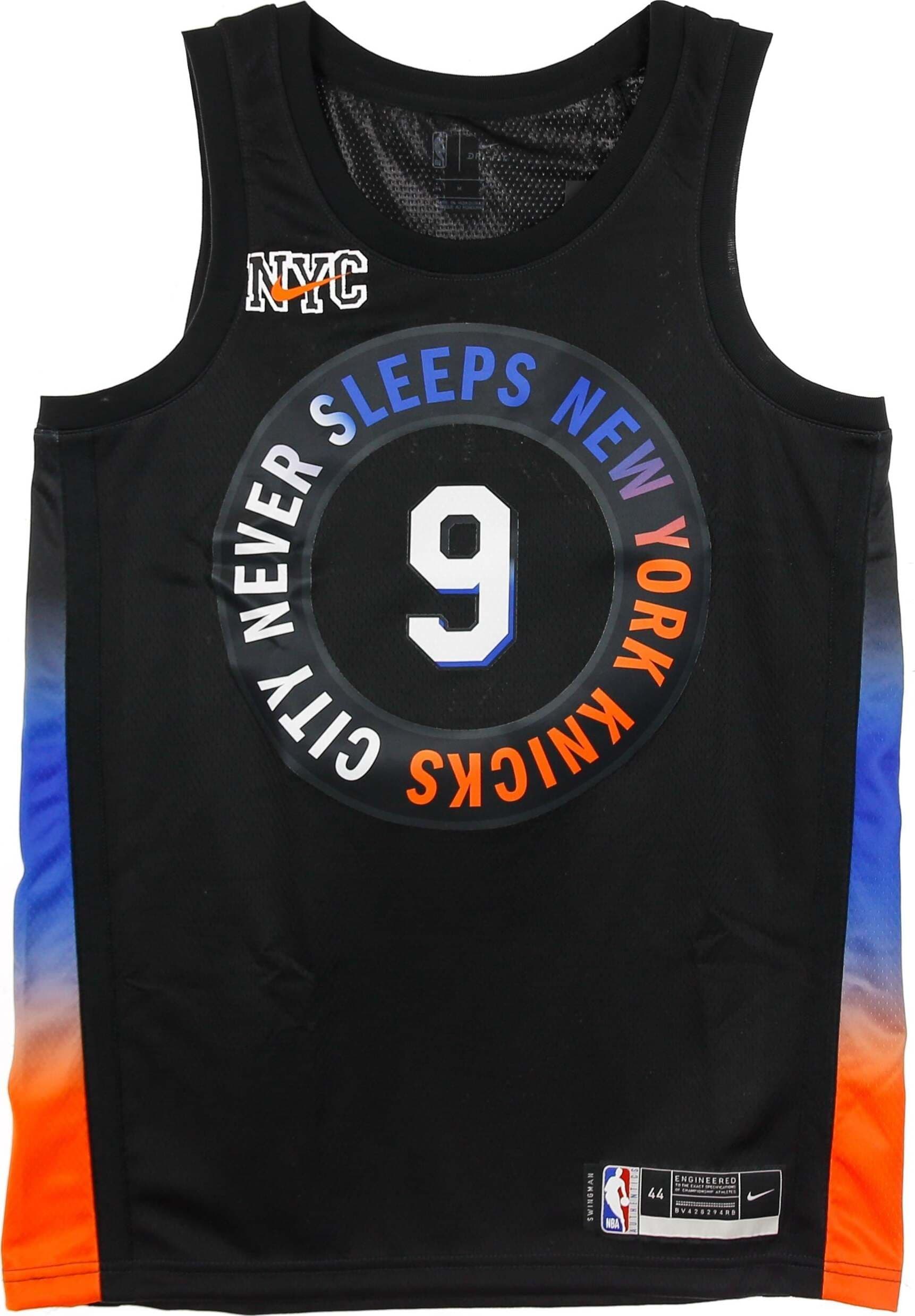 NIKE NBA Canotta Basket Uomo Nba Swingman Jersey City Edition 2020 No 9 Rowan Alexander Barrett Neykni Black