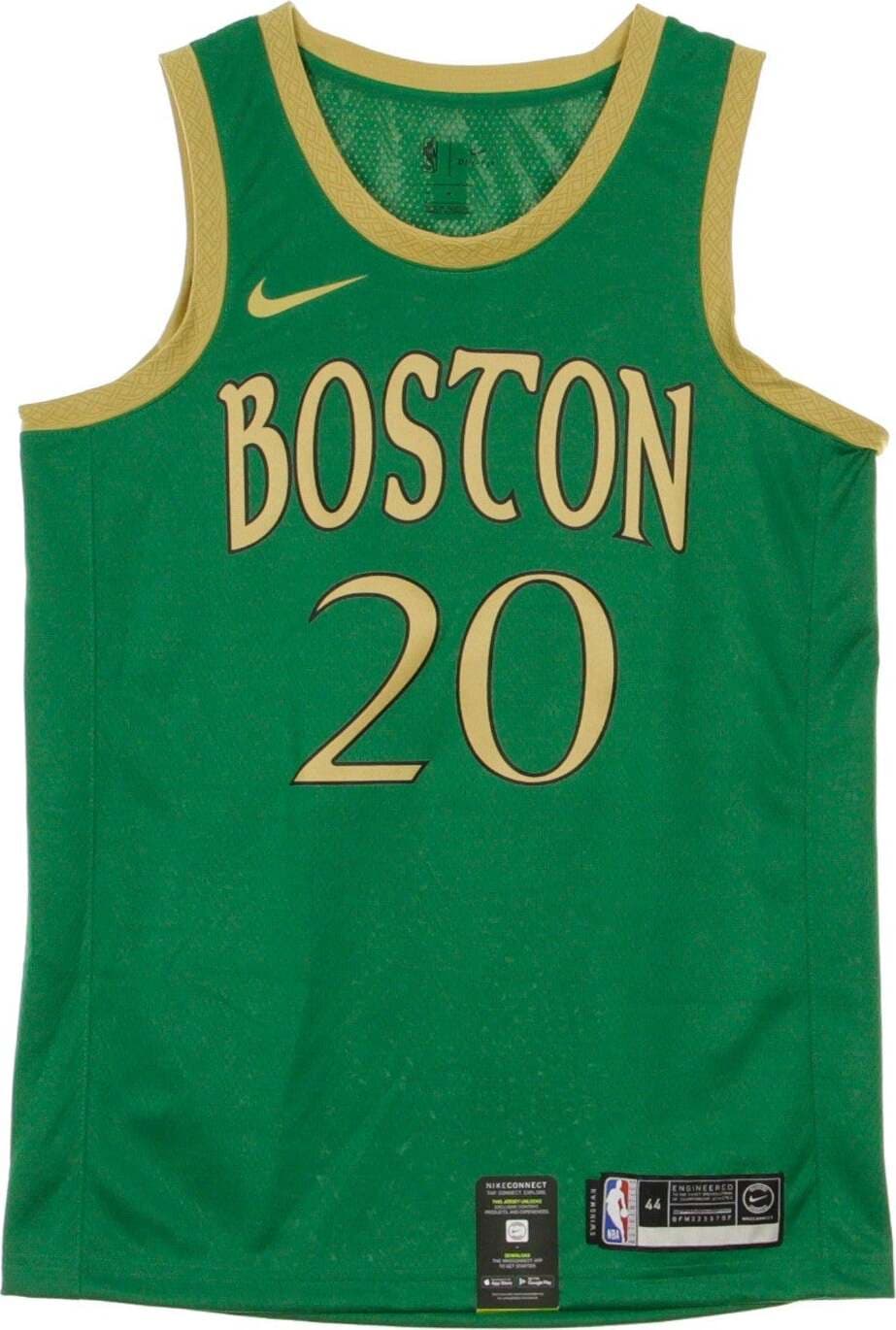 NIKE-NBA-Canotta-Basket-Uomo-Nba-Swingman-Jersey-City-Edition-No-20-Gordon-Hayward-Boscel-Clover/club-Gold-da-uomo