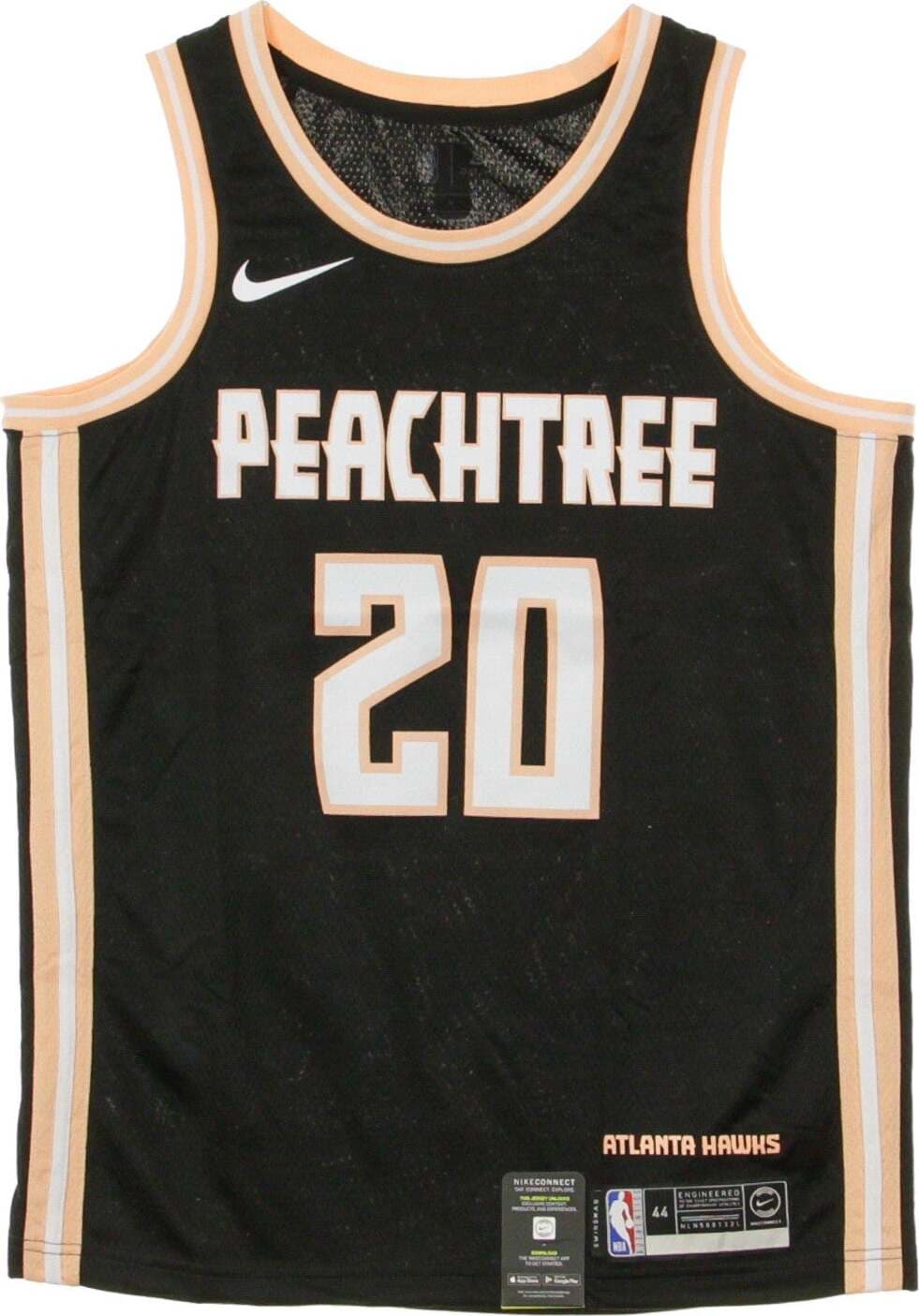 NIKE-NBA-Canotta-Basket-Uomo-Nba-Swingman-Jersey-City-Edition-No-20-John-Collins-Atlhaw-Black-da-uomo