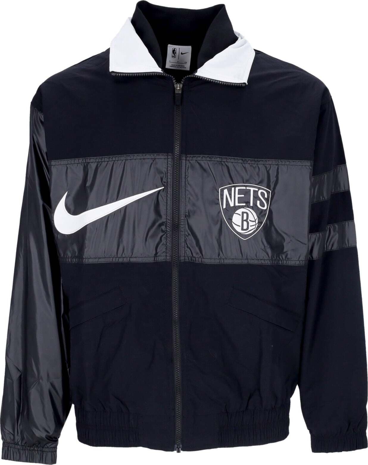NIKE-NBA-Giacca-Tuta-Uomo-Nba-Courtside-Lightweight-Jacket-Bronet-Black/white-da-uomo