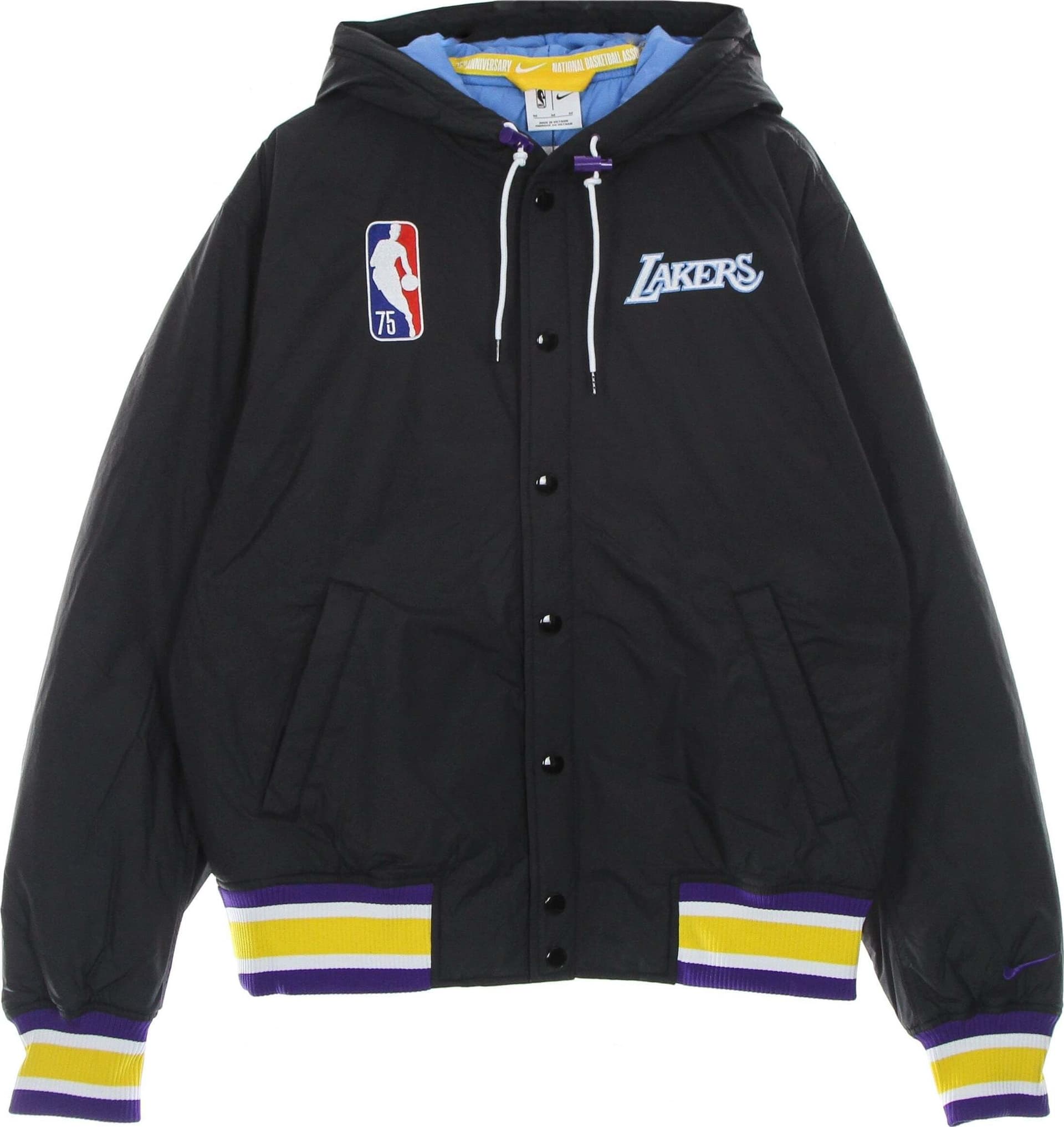 NIKE-NBA-Giubbotto-Uomo-Nba-Courtside-Full-Zip-Jacket-Loslak-Black/coast/amarillo/field-Purple-da-uomo
