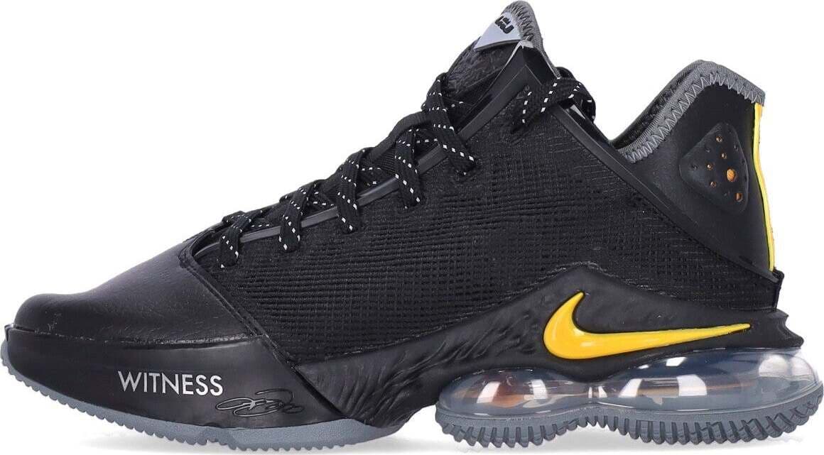 NIKE NBA Scarpa Basket Uomo Lebron Xix Low Black/university Gold/smoke Grey