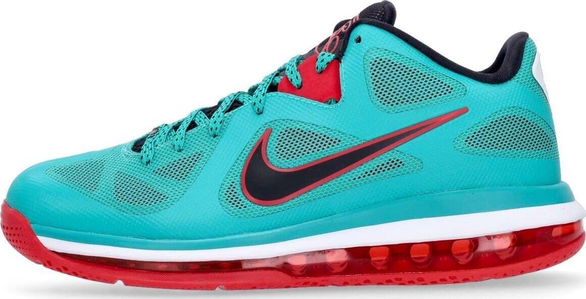 NIKE NBA Scarpa Bassa Uomo Lebron Ix Low New Green/black/action Red/white