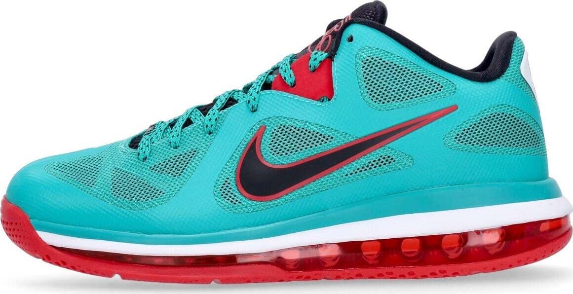 NIKE-NBA-Scarpa-Bassa-Uomo-Lebron-Ix-Low-New-Green/black/action-Red/white-da-uomo