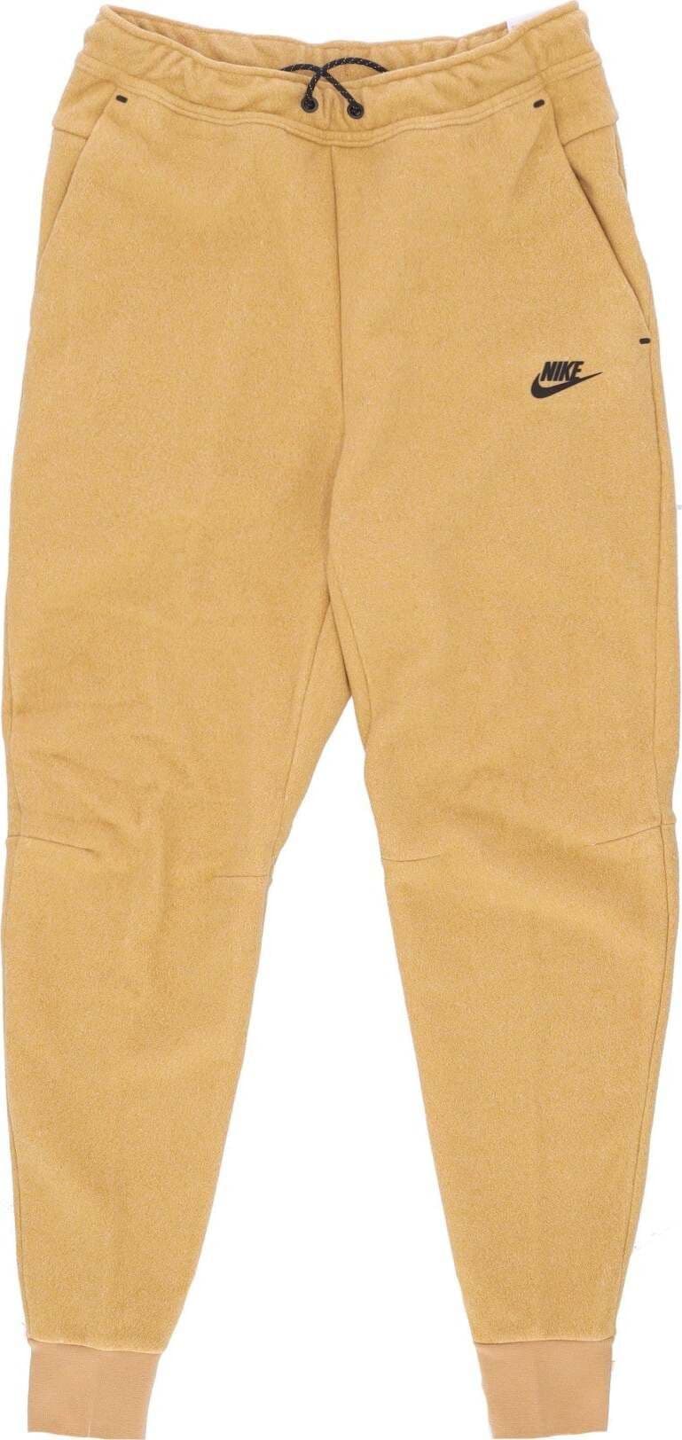Nike-Pantalone-Tuta-Felpato-Uomo-Sportswear-Tech-Fleece-Winter-Jogger-Elemental-Gold/black-da-uomo