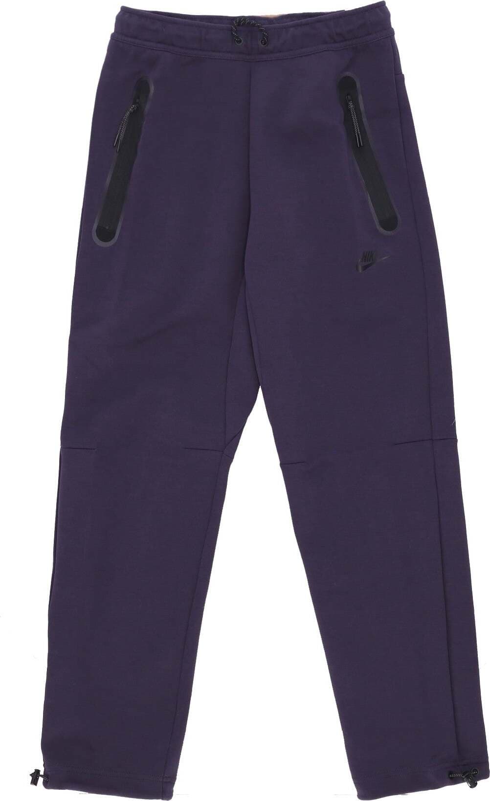 Nike Pantalone Tuta Leggero Uomo Sportswear Tech Fleece Pant Cave Purple/black