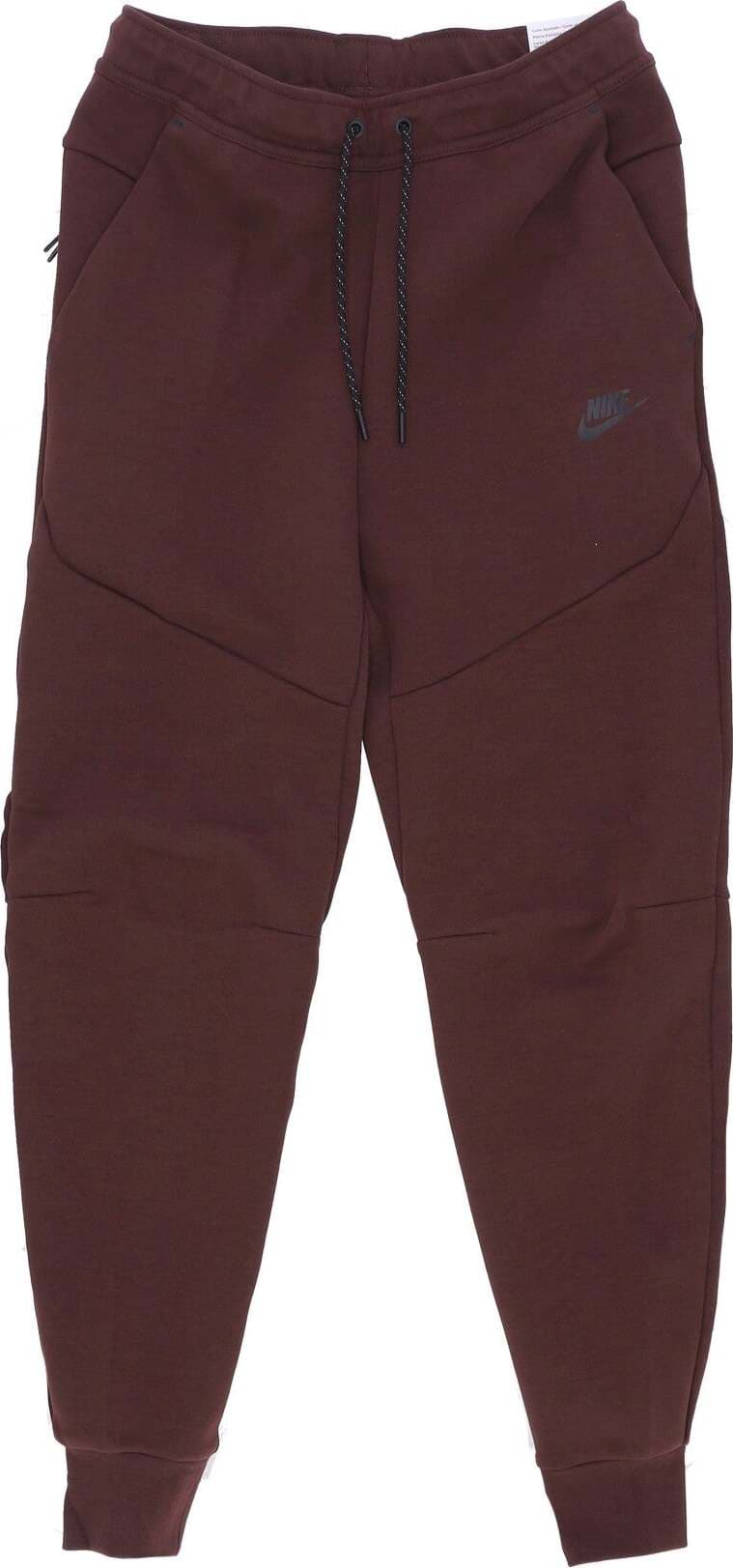Nike Pantalone Tuta Leggero Uomo Sportswear Tech Fleece Pant Earth/black