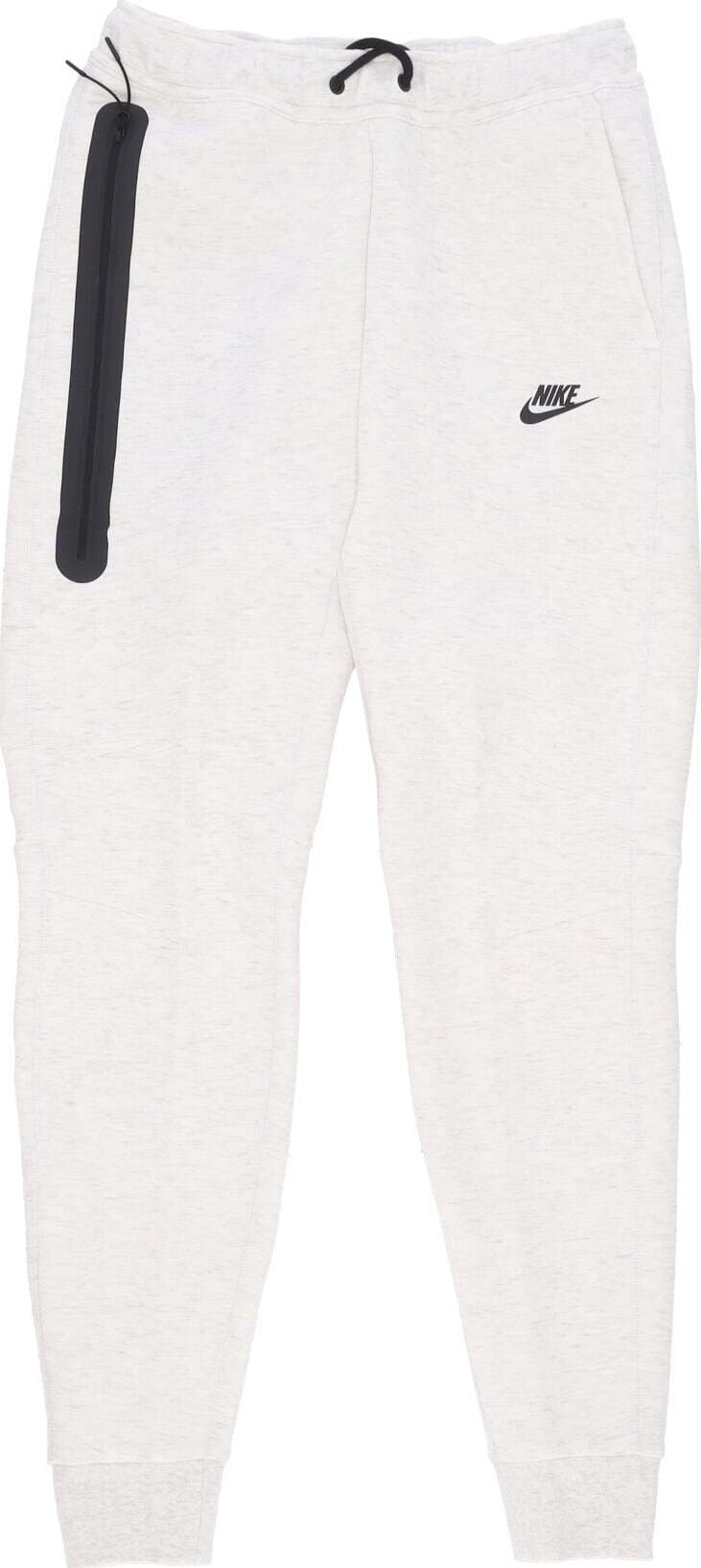 Nike Pantalone Tuta Leggero Uomo Tech Fleece Jogger Pant Birch Heather/black