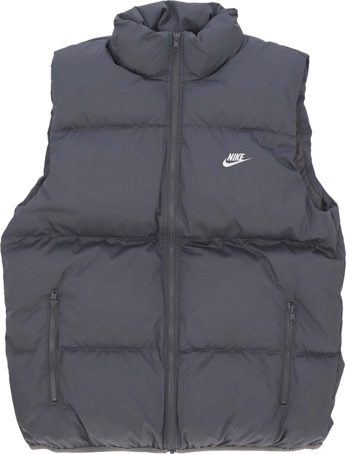 Nike-Piumino-Smanicato-Uomo-Club-Puffer-Vest-Iron-Grey/white-da-uomo