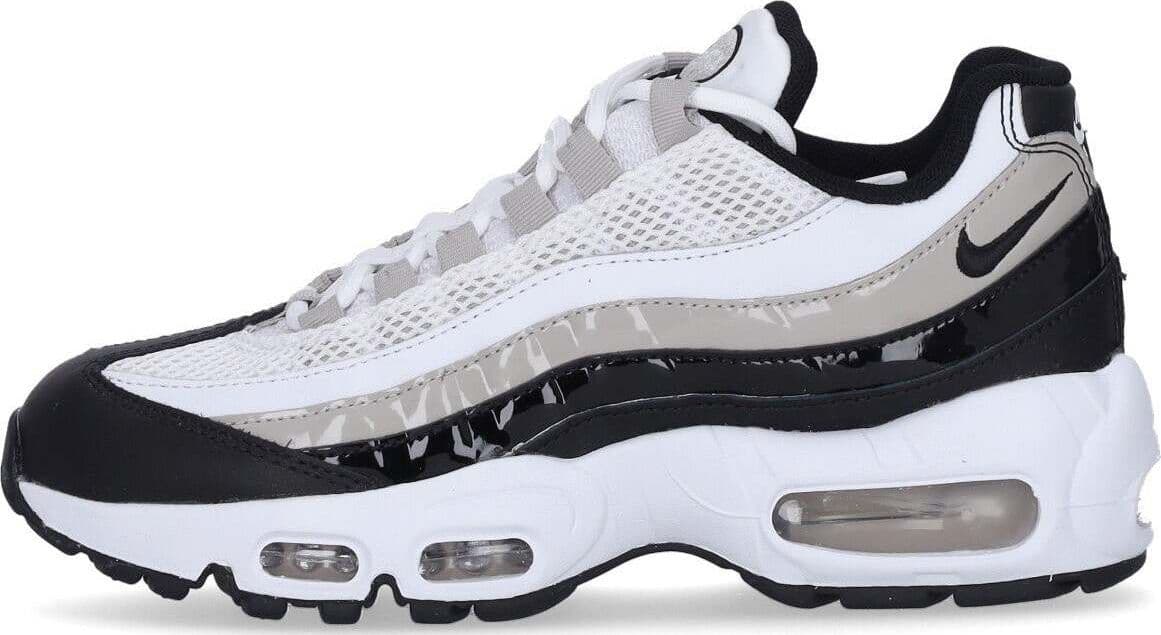 Nike-Scarpa-Bassa-Donna-W-Air-Max-95-White/black/lt-Iron-Ore/university-Red-da-donna