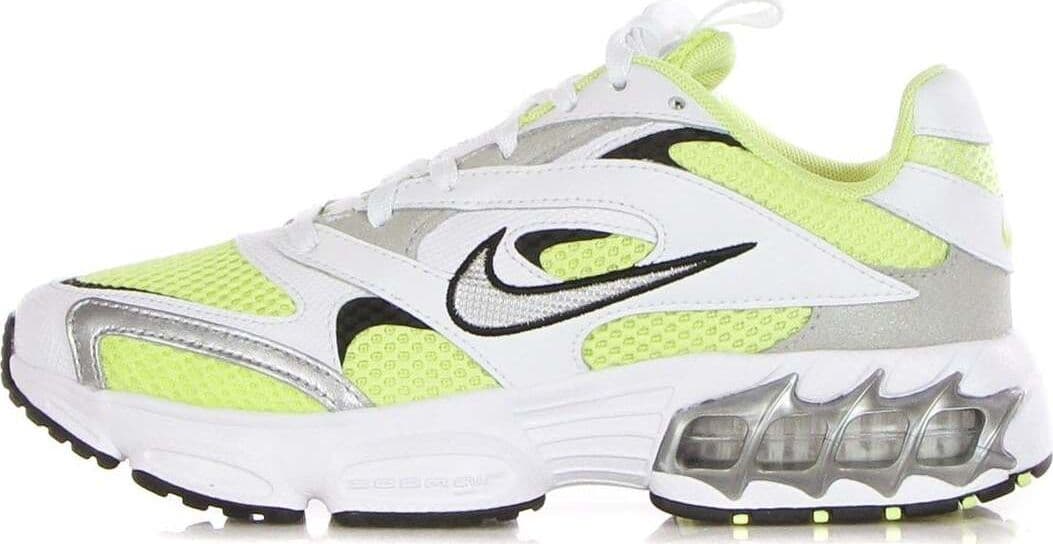Nike Scarpa Bassa Donna W Zoom Air Fire White/metallic Silver/lt Lemon Twist