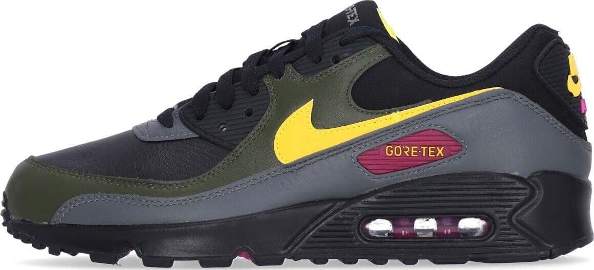 Nike-Scarpa-Bassa-Uomo-Air-Max-90-Gtx-Black/tour-Yellow/cargo-Khaki/iron-Grey-da-uomo