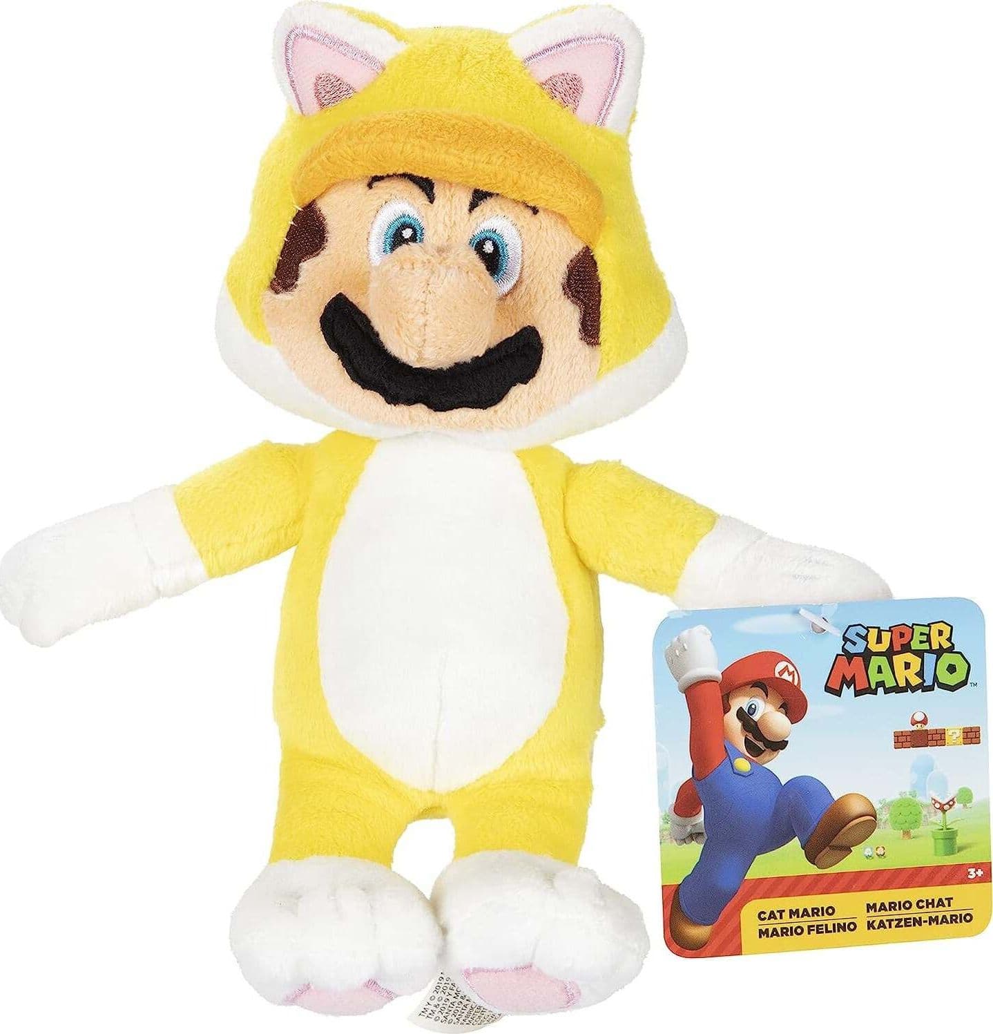 Nintendo-Peluche-Super-Mario-Gatto-Giallo-18-cm-Jakks-Pacific