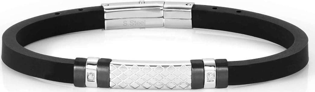 NOMINATION---BRACCIALE-CITY-CON-CUBIC-ZIRCONIA-NERO