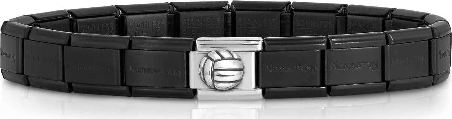 NOMINATION---BRACCIALE-COMPOSABLE-CLASSIC-NERO-OPACO-PALLA-DA-VOLLEY