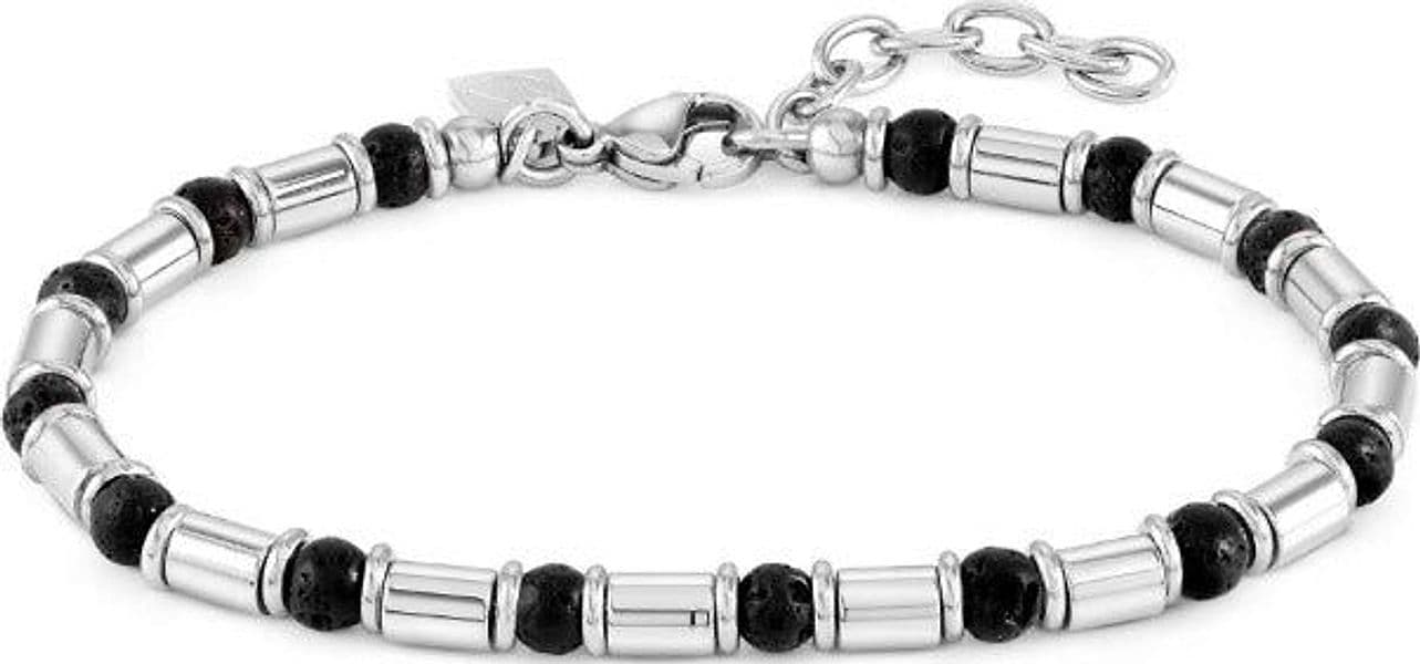 NOMINATION---BRACCIALE-INSTINCTSTYLE-STONE-EDITION-IN-ACCIAIO-NERO