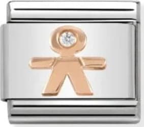 NOMINATION---LINK-COMPOSABLE-CLASSIC-BAMBINO-IN-ORO-ROSA