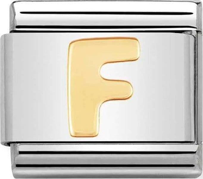 NOMINATION - LINK COMPOSABLE CLASSIC LETTERA F
