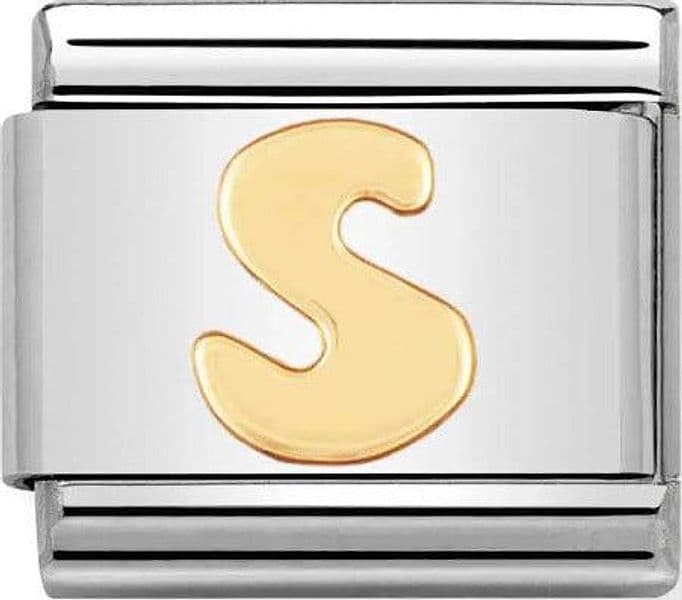 NOMINATION - LINK COMPOSABLE CLASSIC LETTERA S