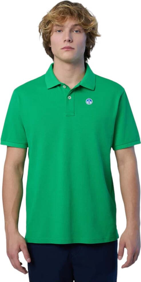 North-Sails-maglietta-polo-verde-Basic-692451