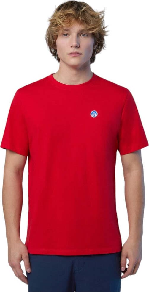 North-Sails-t-shirt-rossa-basic-692970
