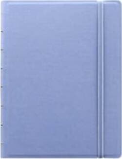 Notebook - con elastico - copertina similpelle - A5 - 56 pagine - a righe - blu pastello - Filofax Cancelleria e prodotti per ufficio/Archivio ufficio e accessori per scrivania/Archivio ufficio/Portablocchi e portamoduli Eurocartuccia - Pavullo, Commerciovirtuoso.it