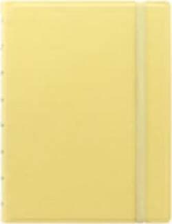 Notebook - con elastico - copertina similpelle - A5 - 56 pagine - a righe - giallo limone - Filofax Cancelleria e prodotti per ufficio/Archivio ufficio e accessori per scrivania/Archivio ufficio/Portablocchi e portamoduli Eurocartuccia - Pavullo, Commerciovirtuoso.it