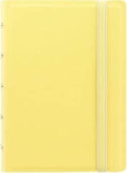 Notebook Pocket - con elastico - copertina similpelle - 144 x 105 mm - 56 pagine - a righe - giallo limone - Filofax Cancelleria e prodotti per ufficio/Archivio ufficio e accessori per scrivania/Archivio ufficio/Portablocchi e portamoduli Eurocartuccia - Pavullo, Commerciovirtuoso.it