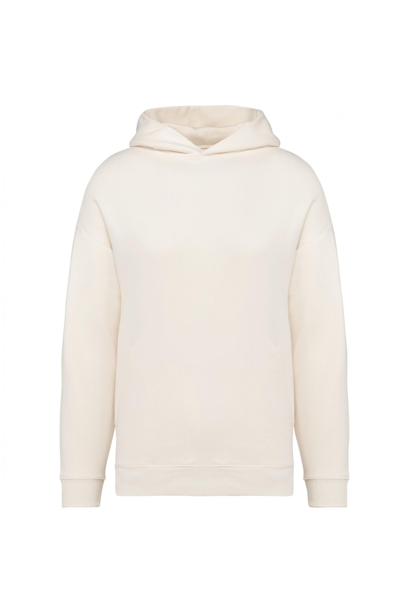 Felpa Oversize Ivory Avorio Felpa Unisex con Cappuccio Tascone Marsupio Vestibilità Ampia in Felpe con cappuccio e felpe Dresswork - Como, commercioVirtuoso.it