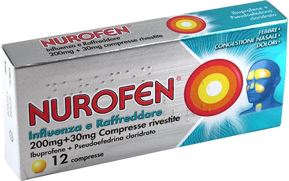 Nurofen influenza raffr 12 compresse in Multivitamine e minerali Clubfarma - Melilli, commercioVirtuoso.it