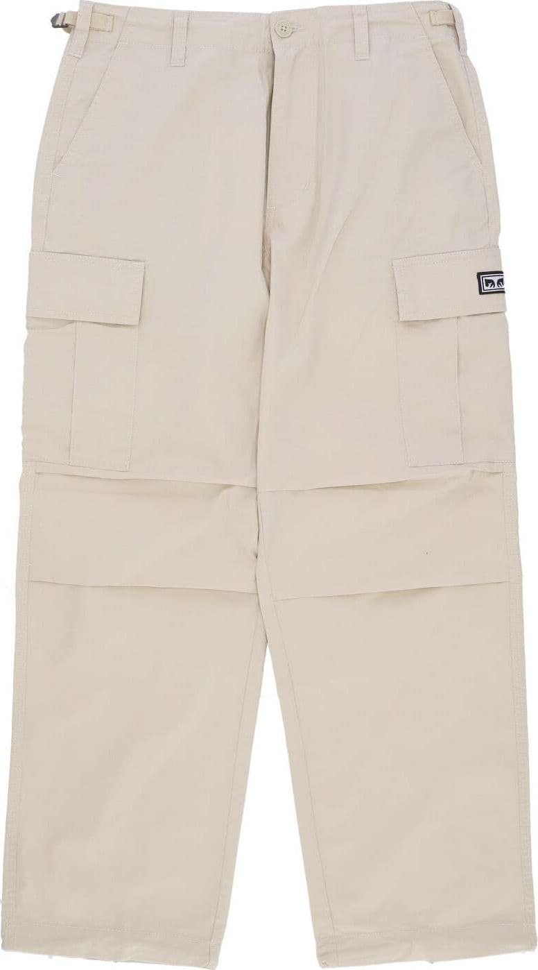 OBEY-Pantalone-Lungo-Uomo-Big-Timer-Cargo-Pant-Silver-Grey-da-uomo