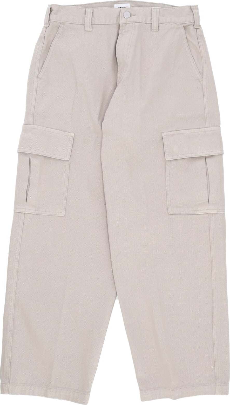OBEY-Pantalone-Lungo-Uomo-Big-Wig-Cargo-Denim-Pant-Silver-Grey-da-uomo