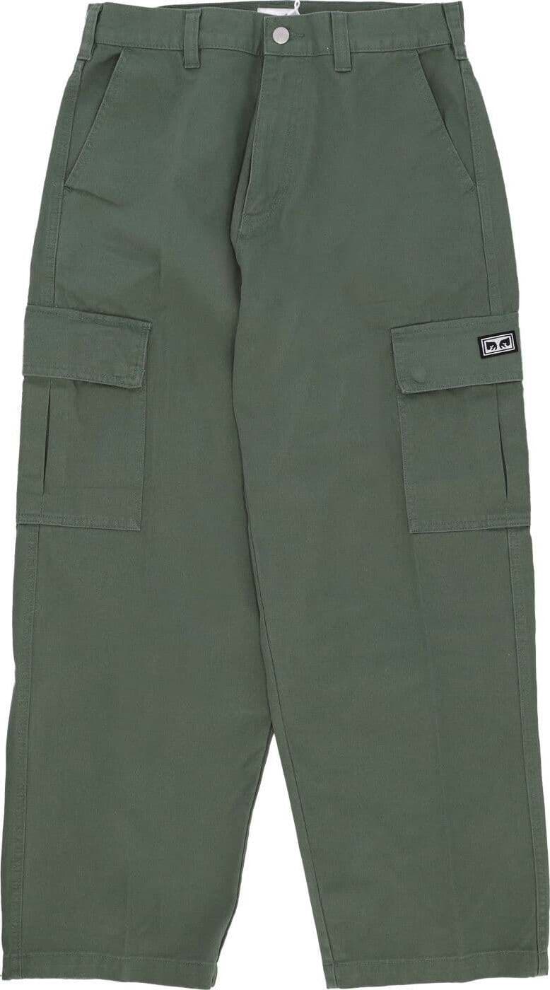 OBEY-Pantalone-Lungo-Uomo-Bigwig-Baggy-Twill-Cargo-Pant-Laurel-Wreath-da-uomo