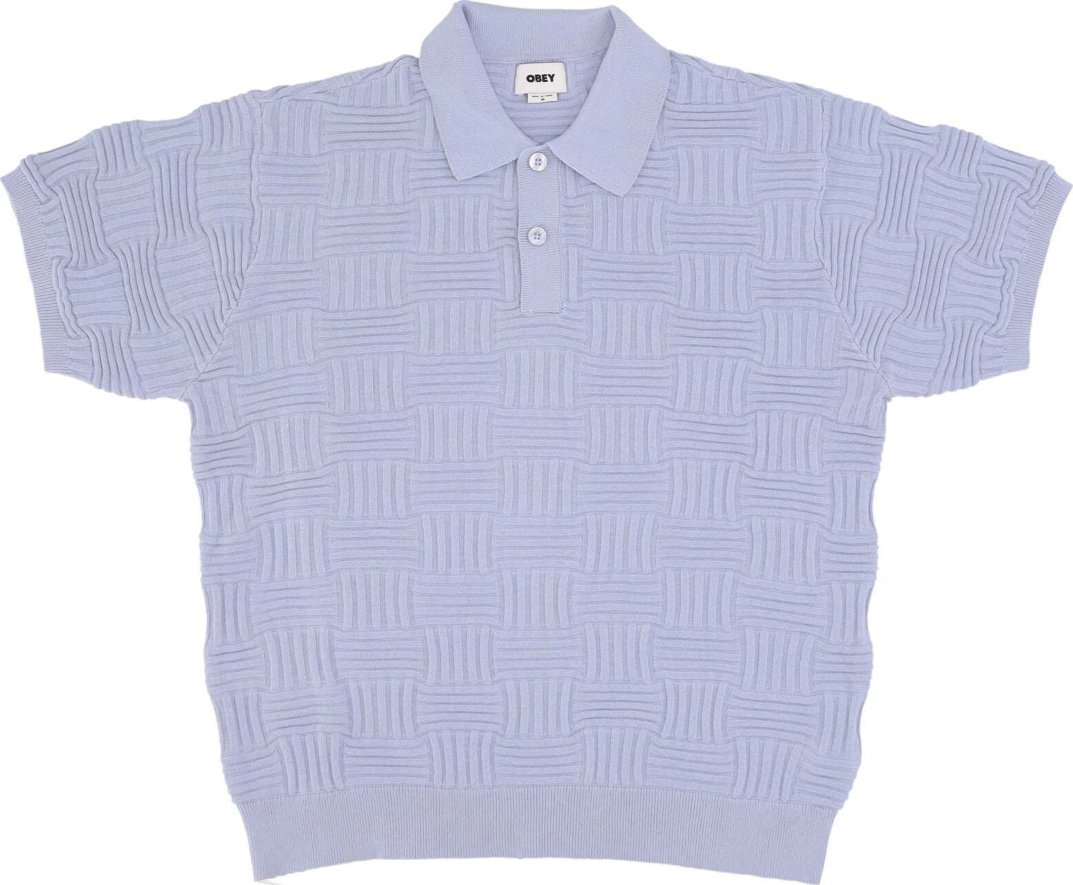 OBEY-Polo-Manica-Corta-Uomo-Alfred-Polo-Sweater-Hydrangea-da-uomo