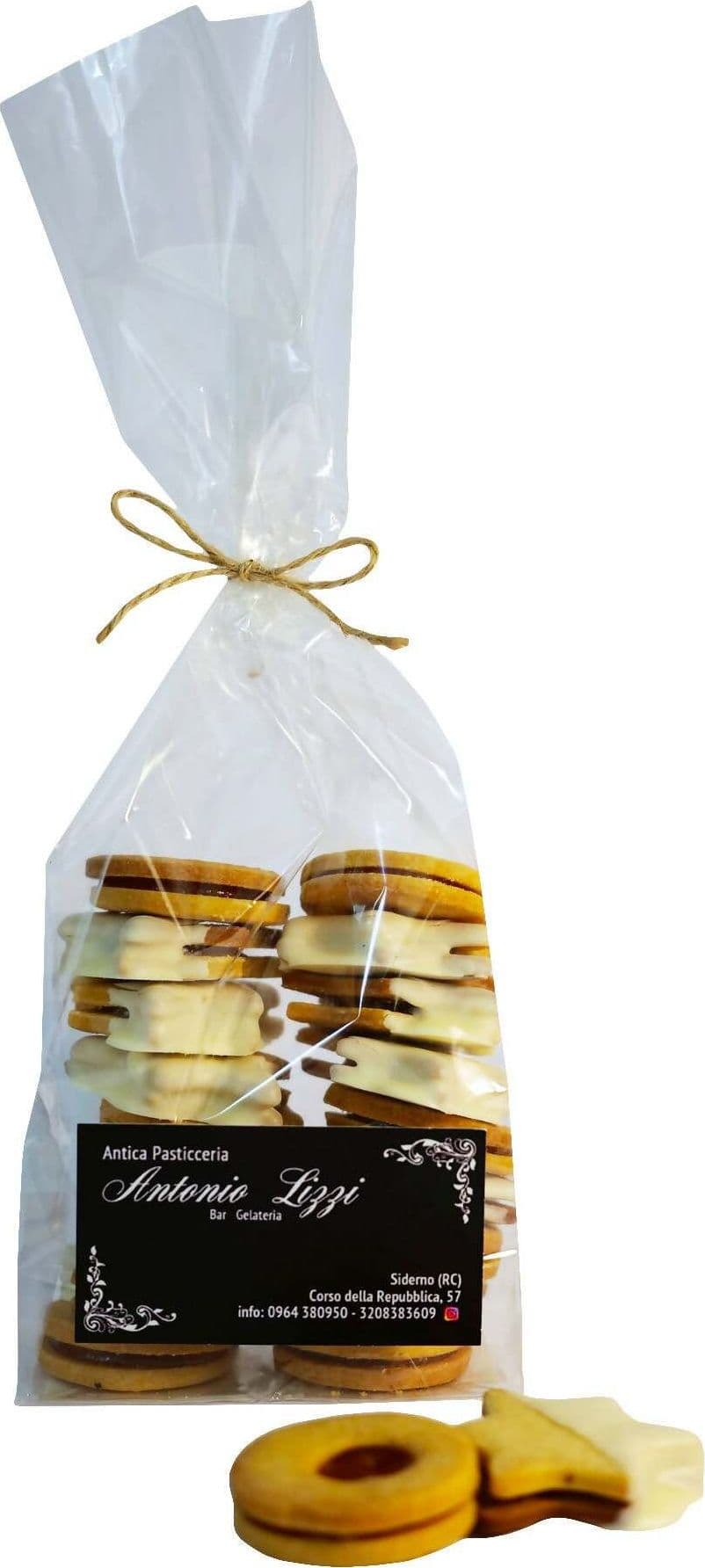 Occhi di Bue Biscotti Artigianali 500gr di Pasta Frolla Biscotti Fatti a Mano In Italia Antonio Lizzi in Assortiti Antica Pasticceria Antonio Lizzi - Siderno, commercioVirtuoso.it