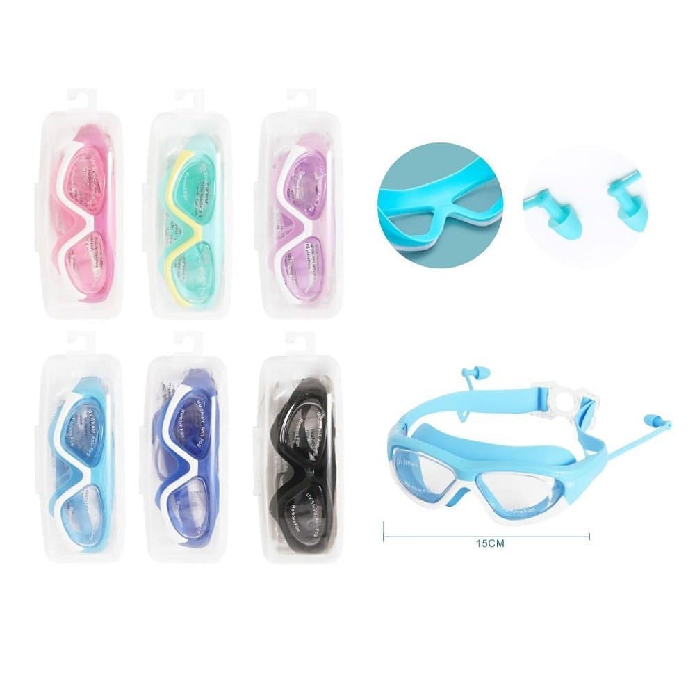 Occhialini Da Nuoto Piscina Mare Immersione Con Tappi 15 Cm Vari Colori 605425 Sport e tempo libero/Attività ricreative all'aperto/Sport acquatici/Nuoto/Occhialini Trade Shop italia - Napoli, Commerciovirtuoso.it