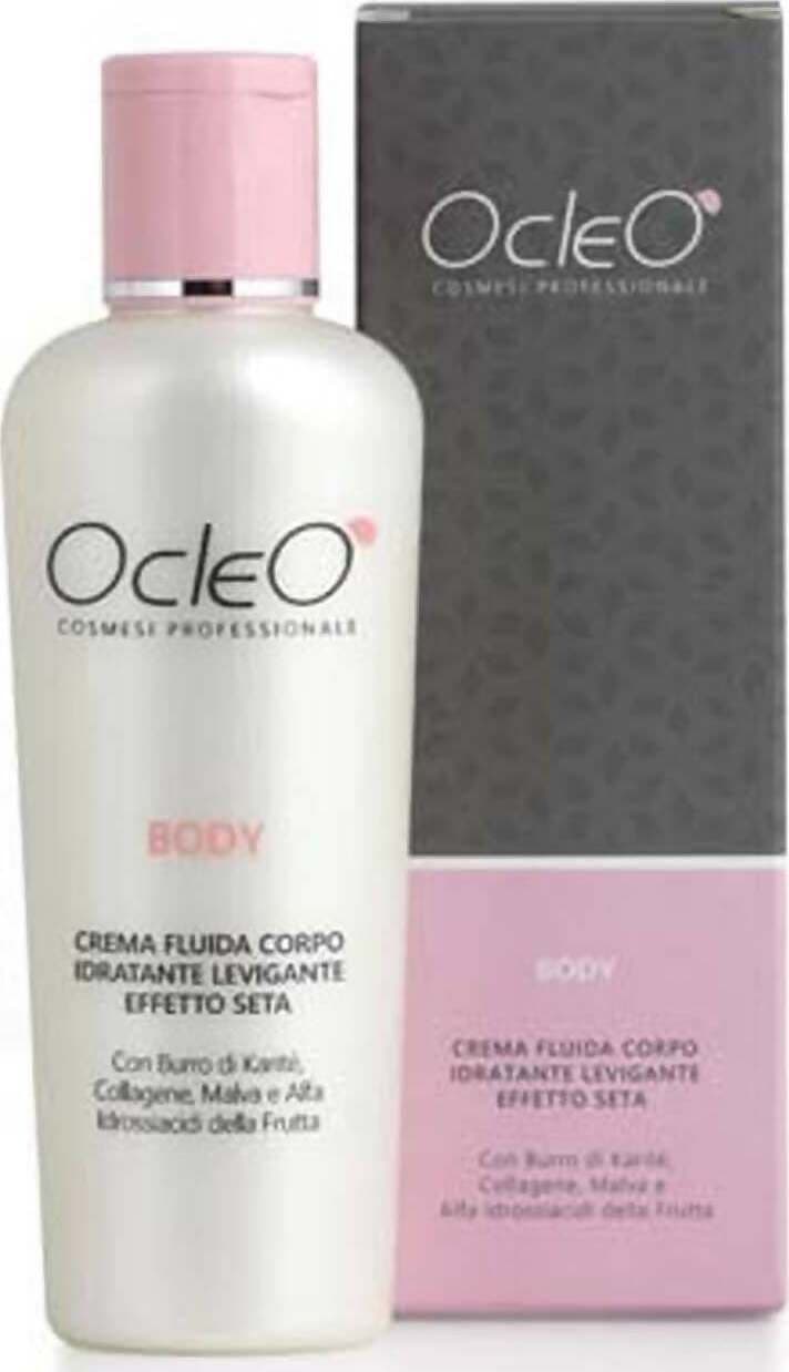 Ocleo Crema Fluida Corpo Idratante Levigante Effetto Seta 180 Mlcon Burro Di Karite, Collagene, Malva E Alfa Idrossiacidi Della Frutta Bellezza/Cura della pelle/Corpo/Idratanti/Creme per il corpo MondoCapelli - Barcellona Pozzo di Gotto, Commerciovirtuoso.it