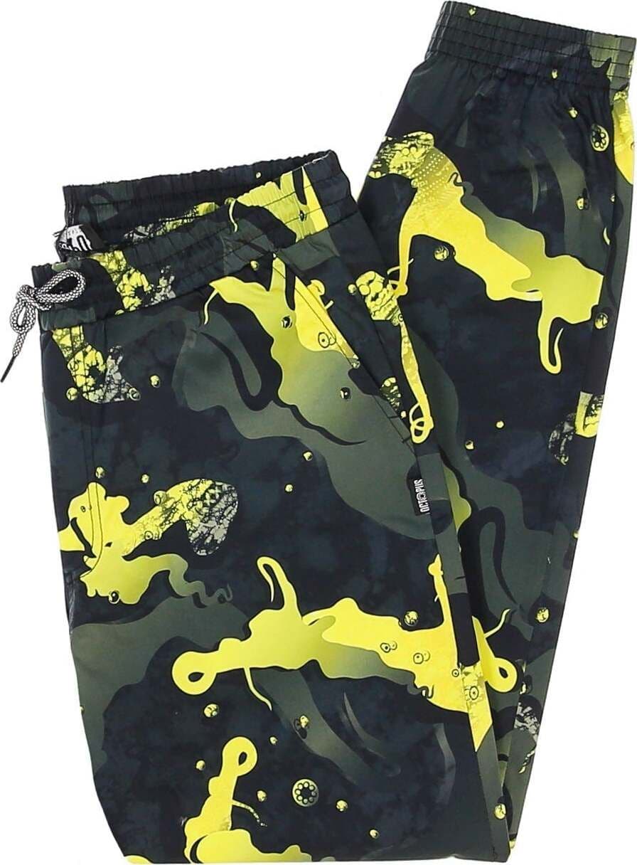 OCTOPUS-Pantalone-Lungo-Uomo-Camo-Jogger-Yellow/black-da-uomo