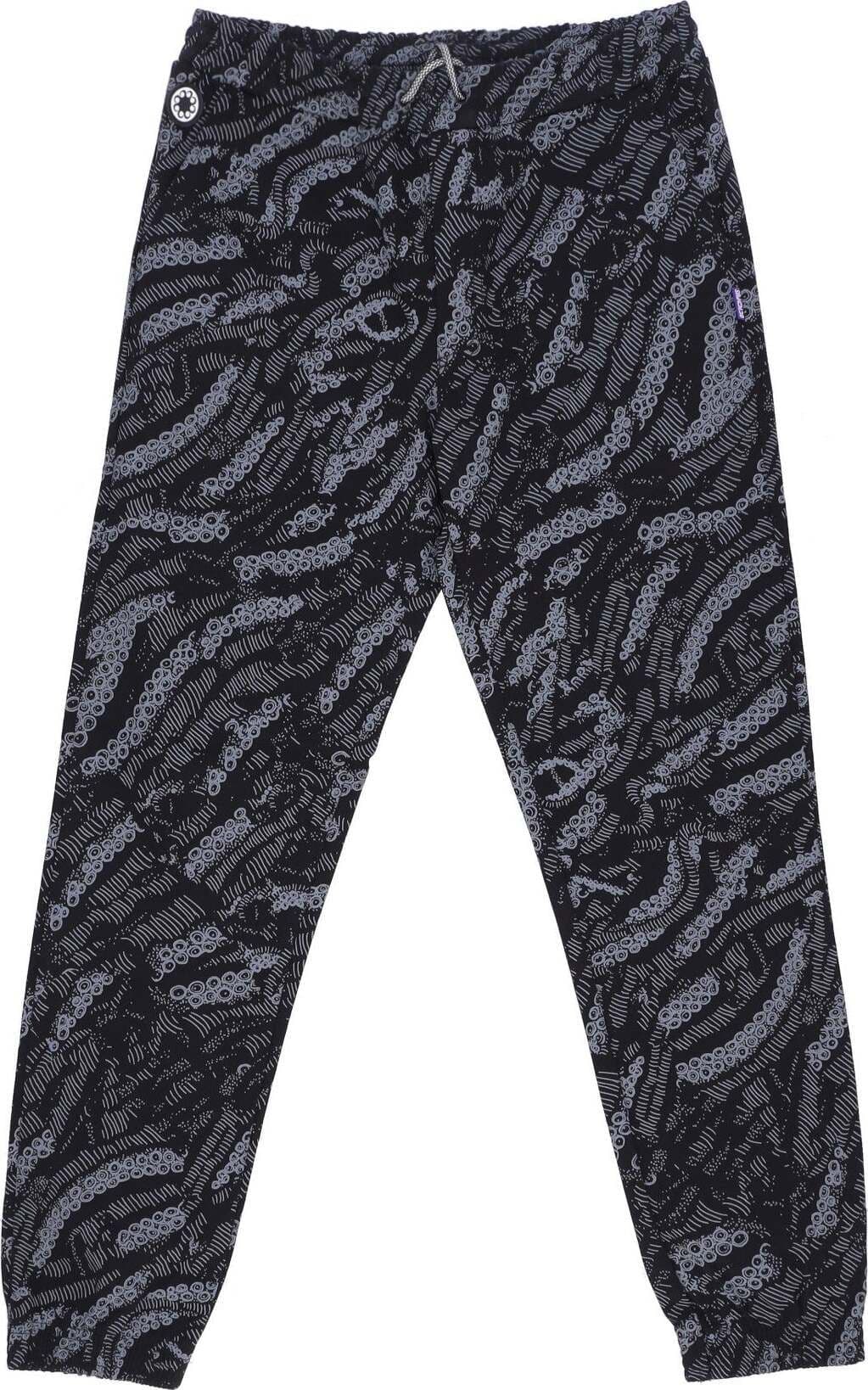 OCTOPUS-Pantalone-Lungo-Uomo-Deco-Jogger-Pant-Black-da-uomo