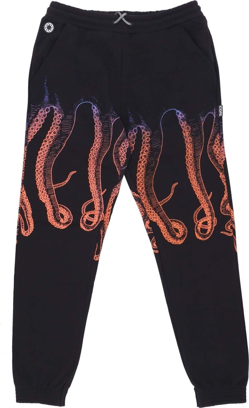 OCTOPUS-Pantalone-Tuta-Felpato-Uomo-Gradient-Sweatpant-Black-da-uomo
